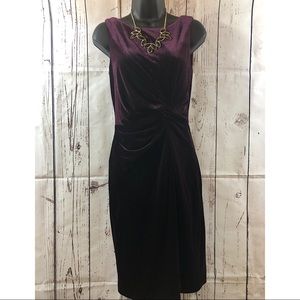 ❤️Gorgeous Calvin Klein dark purple velvet dress